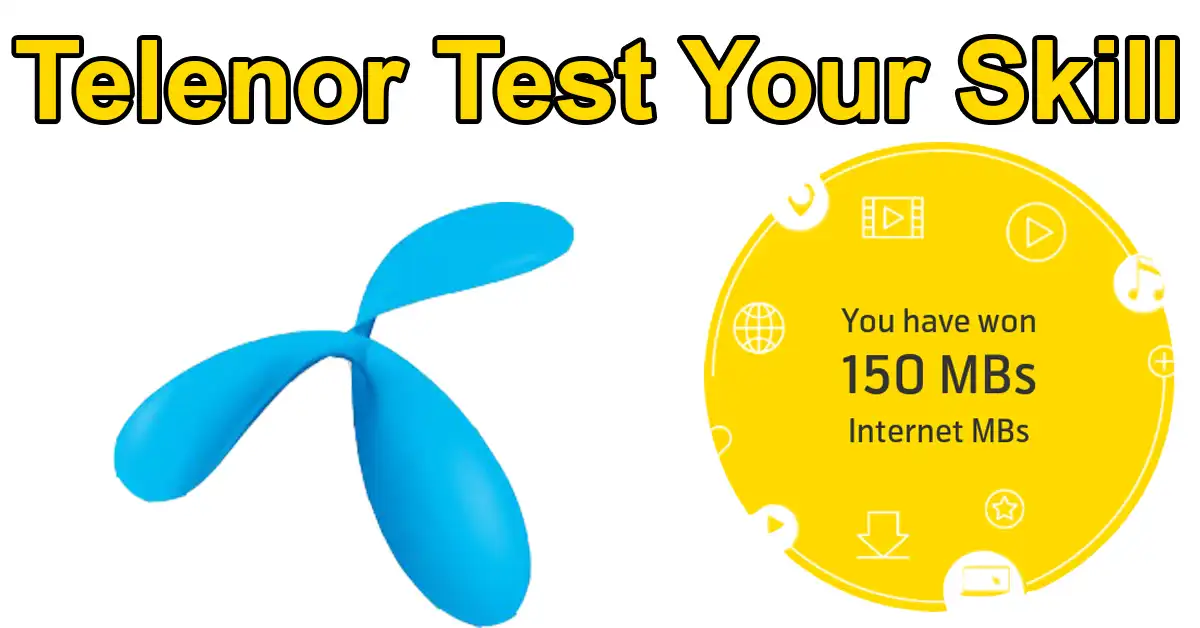 Telenor Test Your Skill Answer