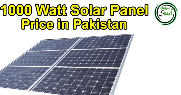 1000w Solar Panel Price Today in Pakistan 2024