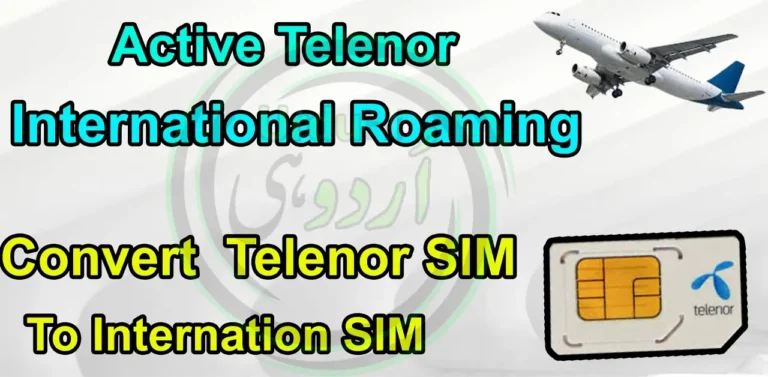 Telenor International Roaming Activation Code