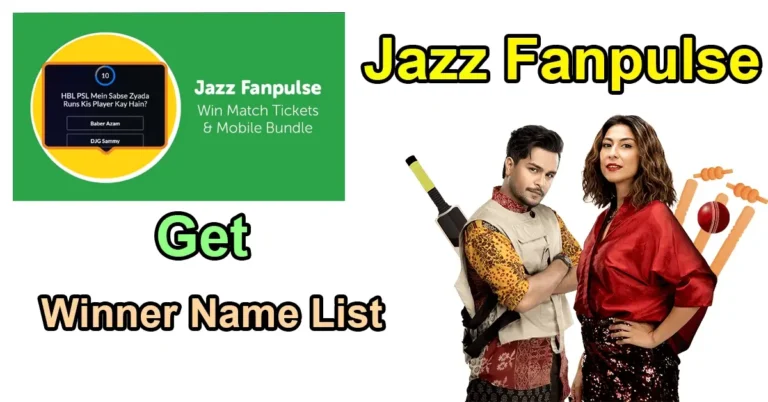 Jazz Fanpulse Winner of The Day and Question Answer PSL 2024