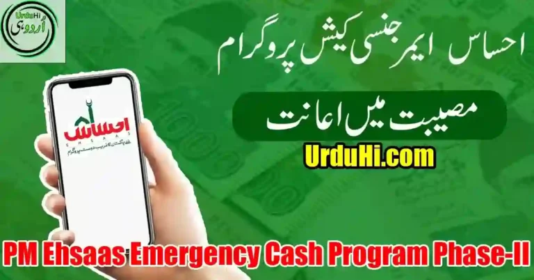 Ehsaas Emergency Cash Program Registration Online 2024 Cash 14000 Rupees