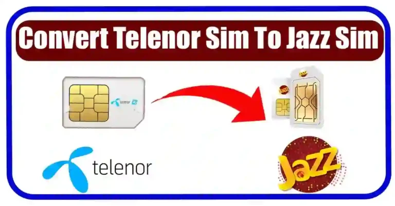 How To Convert Telenor Sim To Jazz in 2024