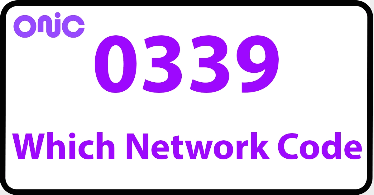 0339 which network code